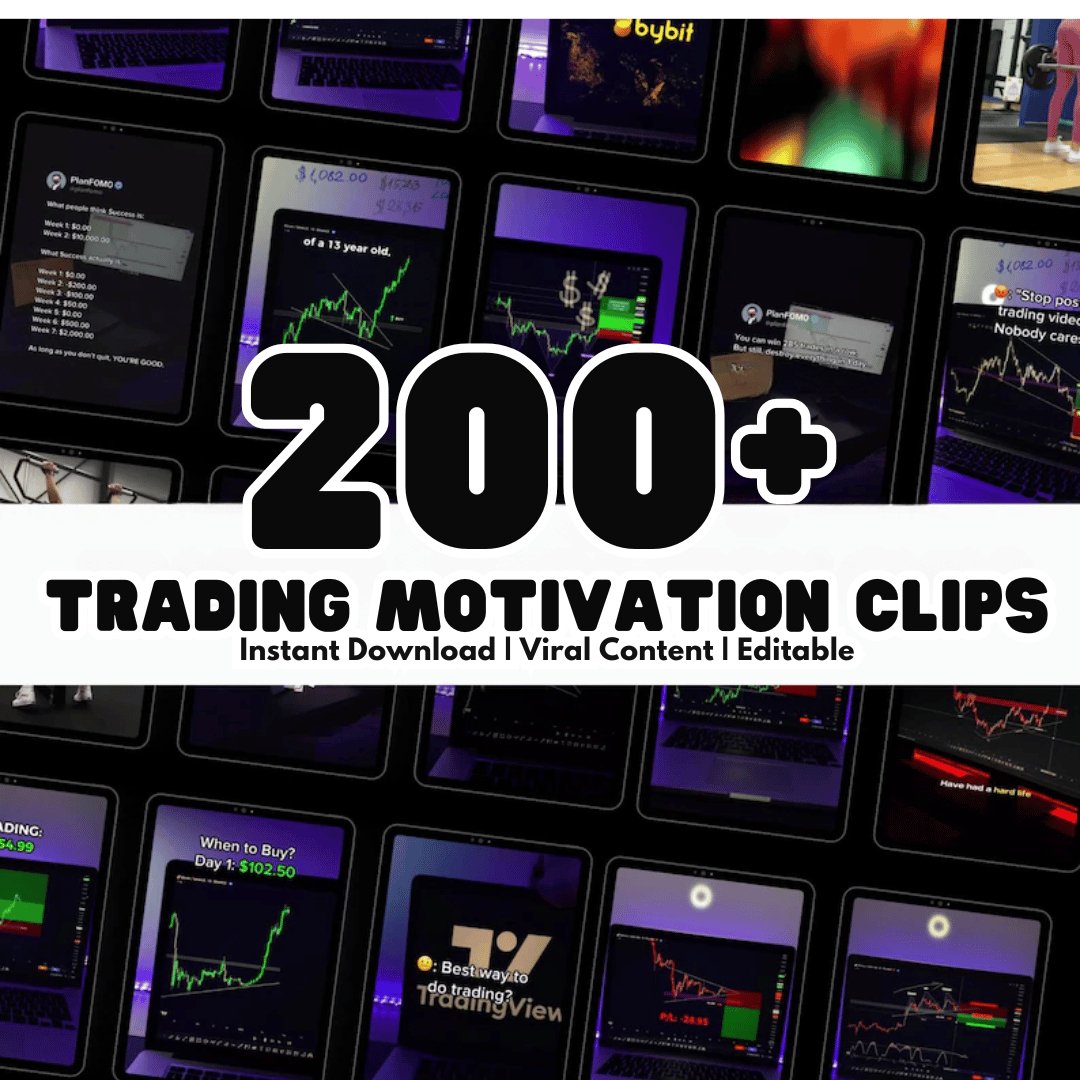 200+ Trading Reels Bundle – HD Quality, No Watermark, Copyright-Free